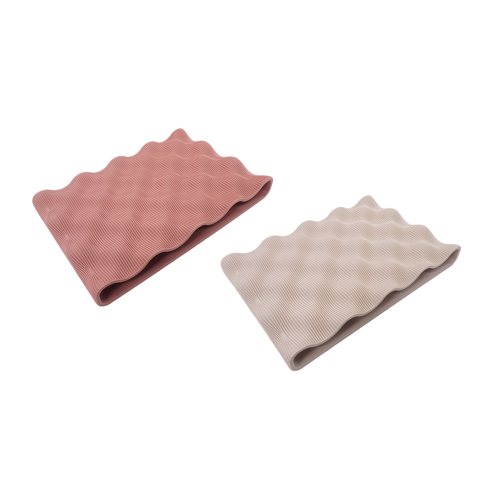 Minimalist Decorative Tray – Wave Style Catchall Organizer for Keys, Accessories & Home Decor