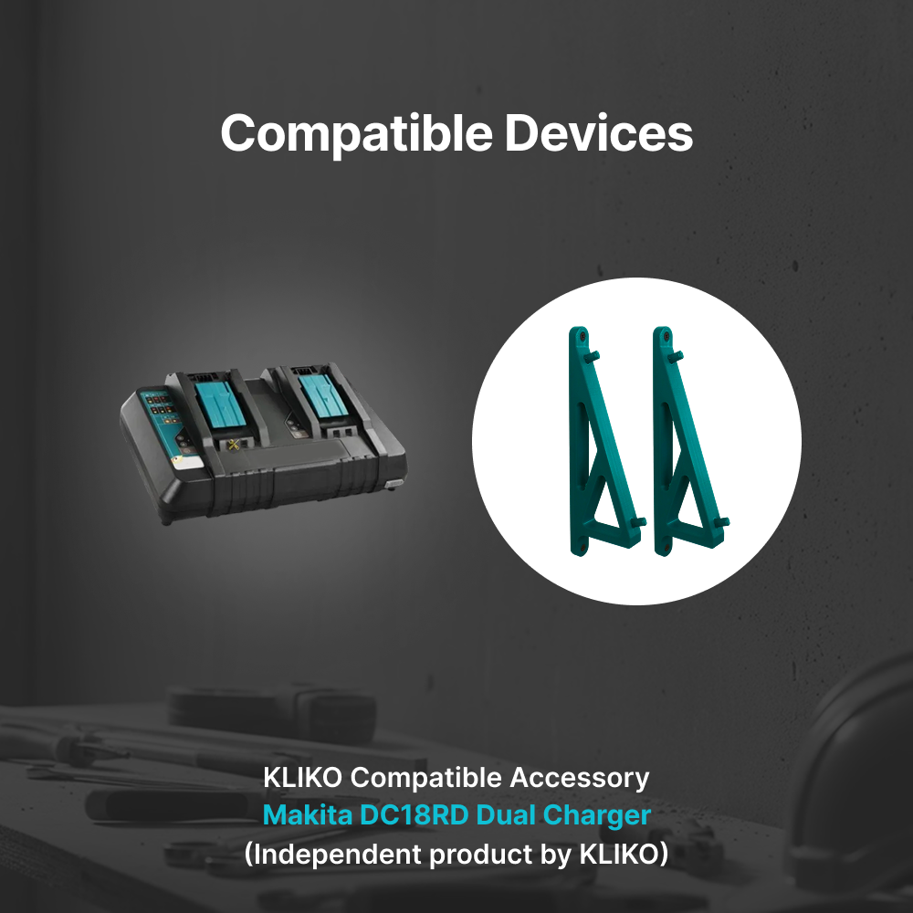 Makita DC18RD dual charger Wall Mount