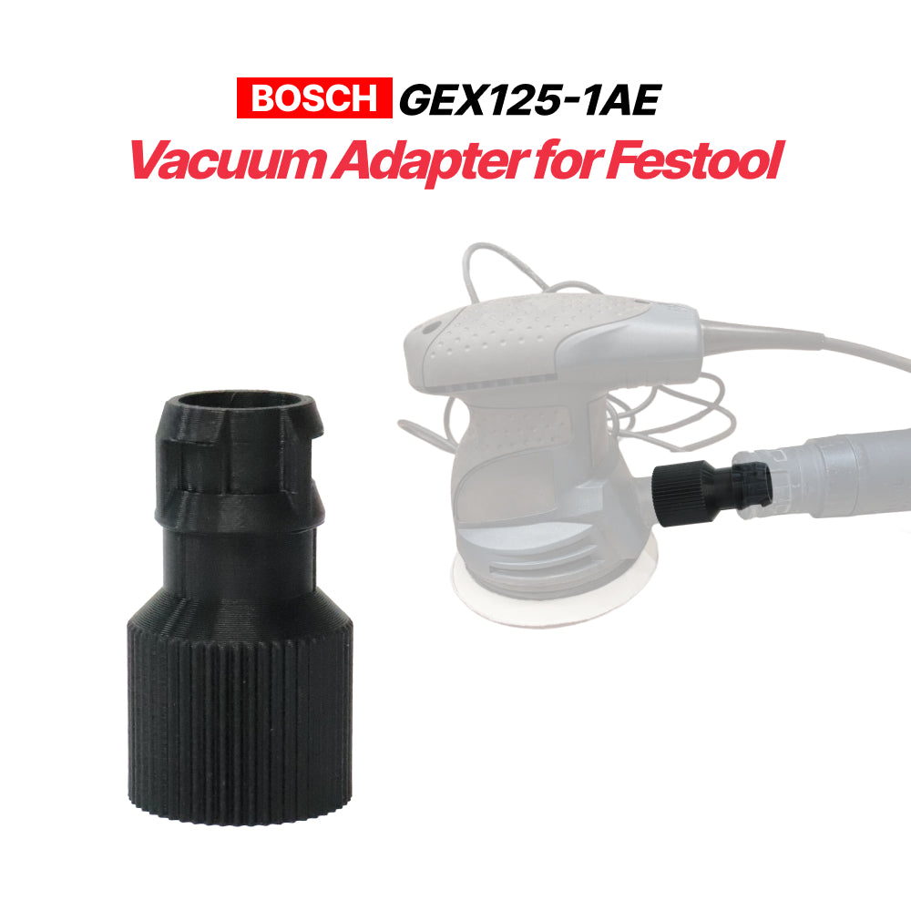 Bosch GEX 125-1 AE Sander to Festool D27 Dust Extraction Hose Adapter