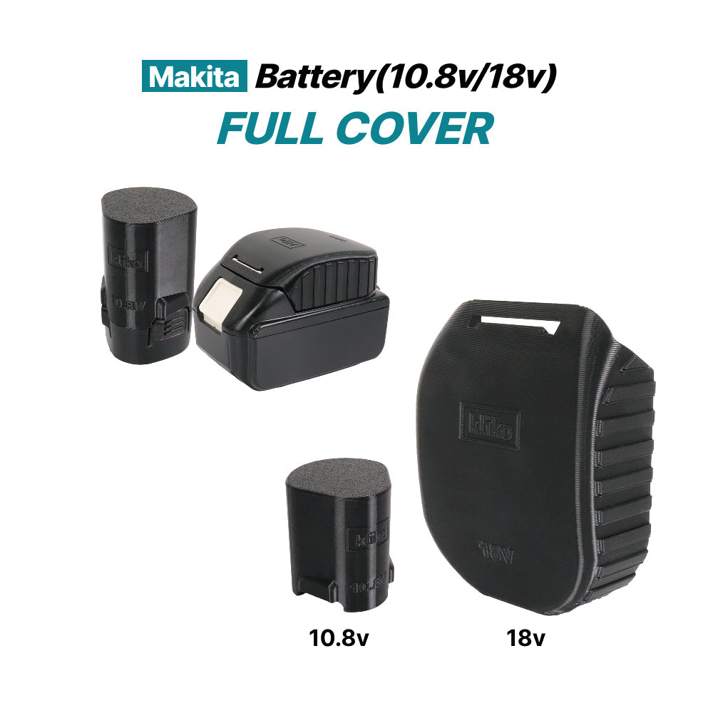 Makita 10.8V & 18V Battery Full Cover for Enhanced Protection