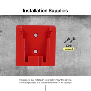 8x Battery Storage Holder for Milwaukee M18 – Wall Mount Organizer – Secure Fit – Durable PETG - Power Tool Accessories