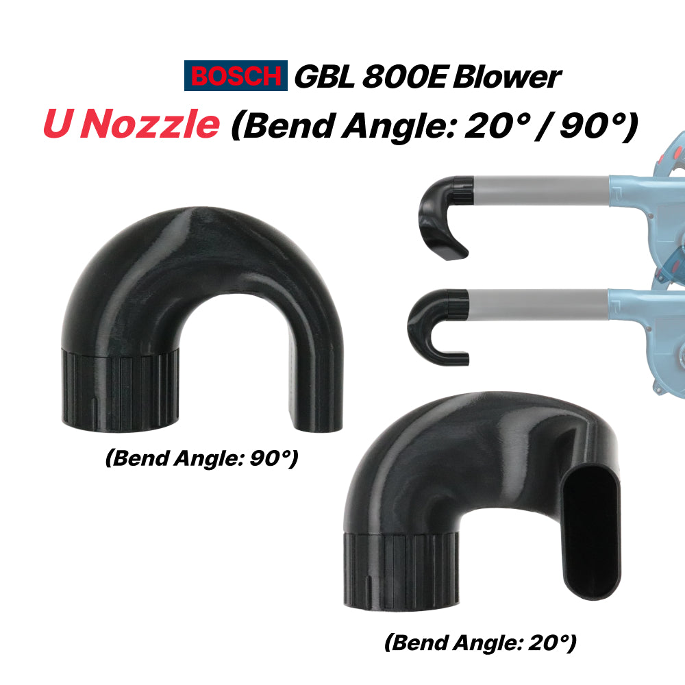Bosch GBL 800E Curved Nozzle – U Shape 20° & 90° Options