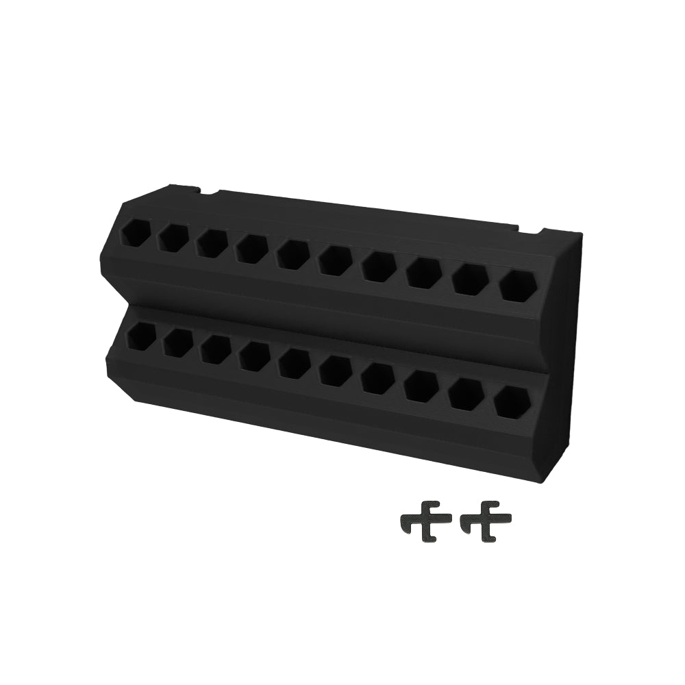 IKEA SKÅDIS 20-Hole Bit Holder – Pegboard Hex Bit Organizer