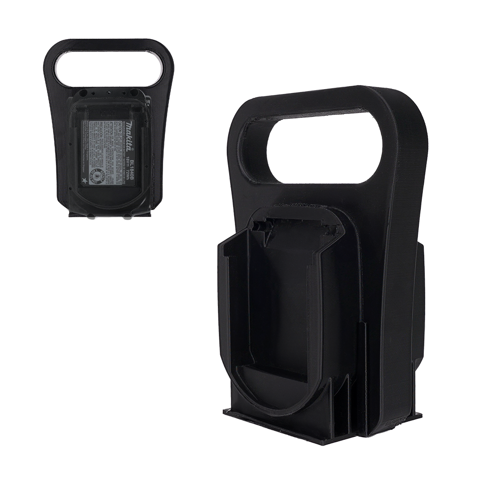 Battery X2 Caddy for Makita 18V – 2-Pack Wall Mount Holder – PETG Durable – Easy Installation