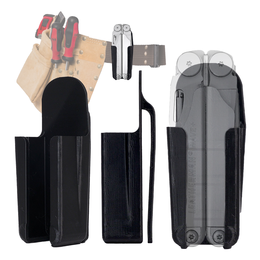 Leatherman Wave Holster - Delux_clip – Clip-style holster for Leatherman Wave – Easily attaches to belts or gear.