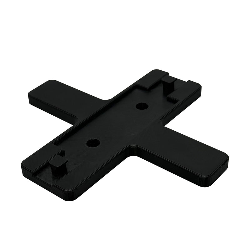 Milwaukee M12 M18 Charger Wall Mount – Cross Shape Design for Easy Access and for Space-Saving Organization - Secure charger Storage for Garage, Workshop, and Tool Bench