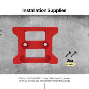 Angled Wall Mount Battery Holder for Milwaukee M18 – Durable PETG – Space-Saving Organizer - Power Tool Accessories