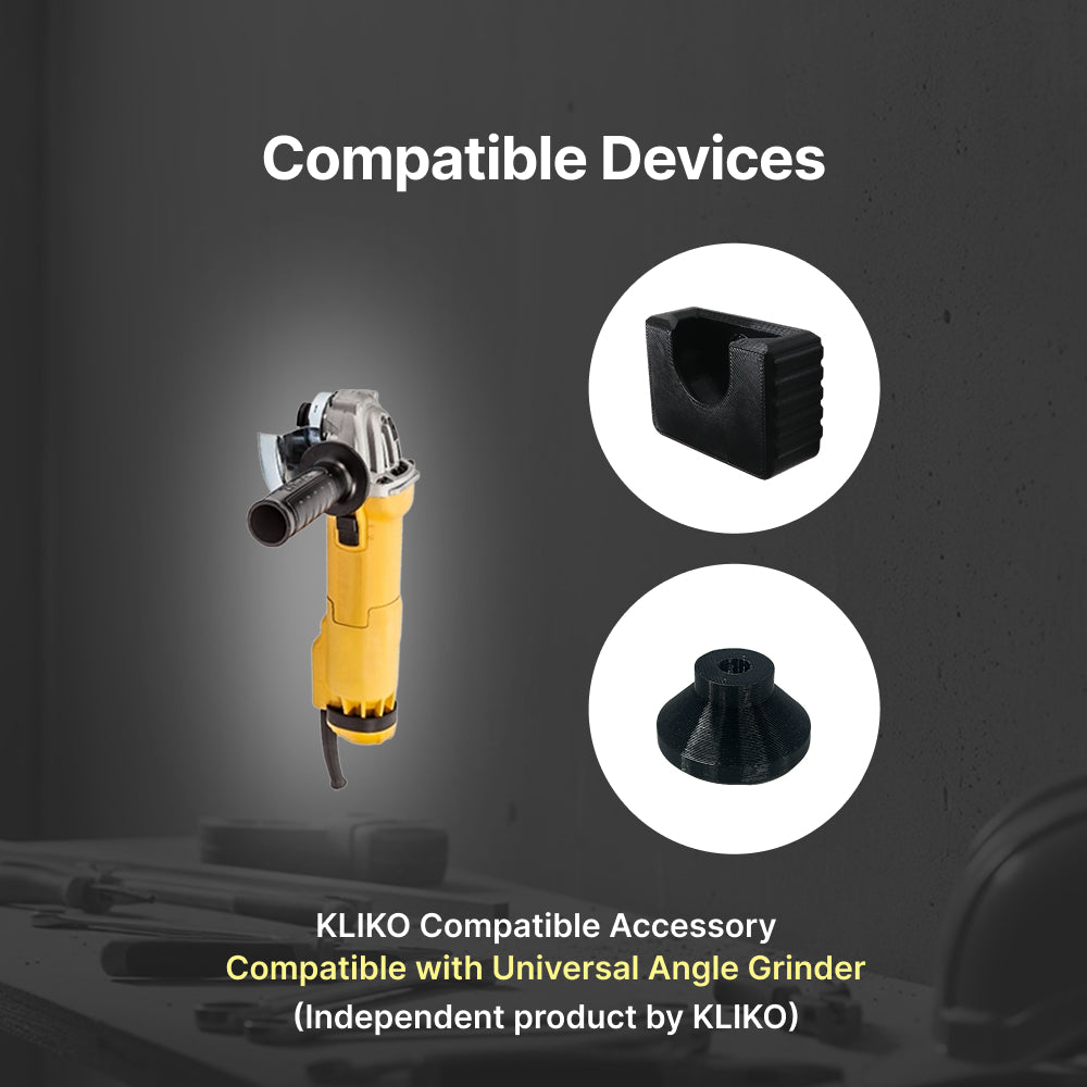 Universal Grinder Holder for Secure Tool Storage