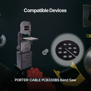 Band Saw Insert for Porter Cable – Precise Fit – Zero Clearance Option – Durable Plastic Replacement - Power Tool
