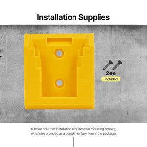 Battery Storage Holder for Dewalt 20V60V – Wall Mount Organizer – Secure Fit – Durable PETG - Power Tool Accessories