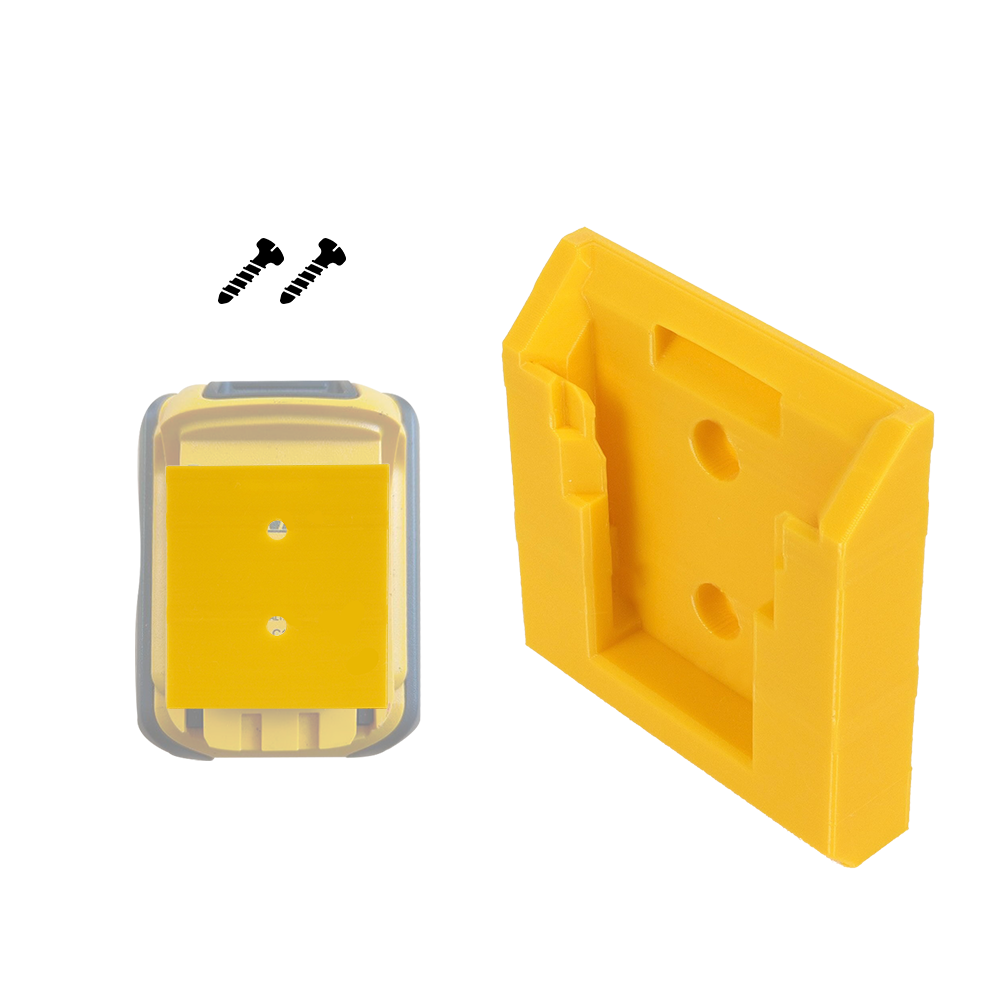 Battery Storage Holder for Dewalt 20V60V – Wall Mount Organizer – Secure Fit – Durable PETG - Power Tool Accessories