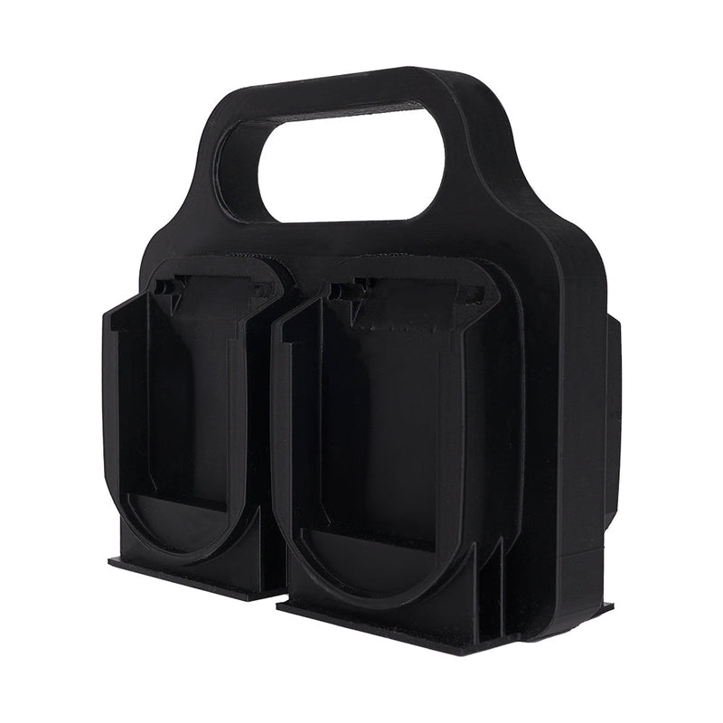Battery X2 Caddy for Makita 18V – 4-Pack Wall Mount Holder – PETG Durable – Easy Installation - Power Tool Accessories