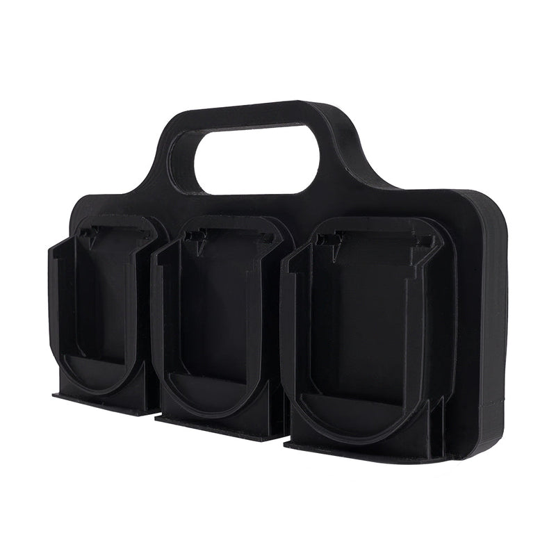 Battery X2 Caddy for Makita 18V – 6-Pack Wall Mount Holder – PETG Durable – Easy Installation - Power Tool Accessories