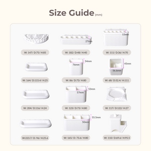 Beauty Organizer Set Compatible with IKEA Skådis – Pegboard Accessories | No Tools Required | 6/8/10/13 Piece 4 Options