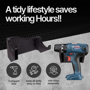 Bosch GSB 18V_21 Holder – Bosch GSB 18V_21 Wall Mount Holder – Securely stores your Bosch GSB 18V_21 drill keeping