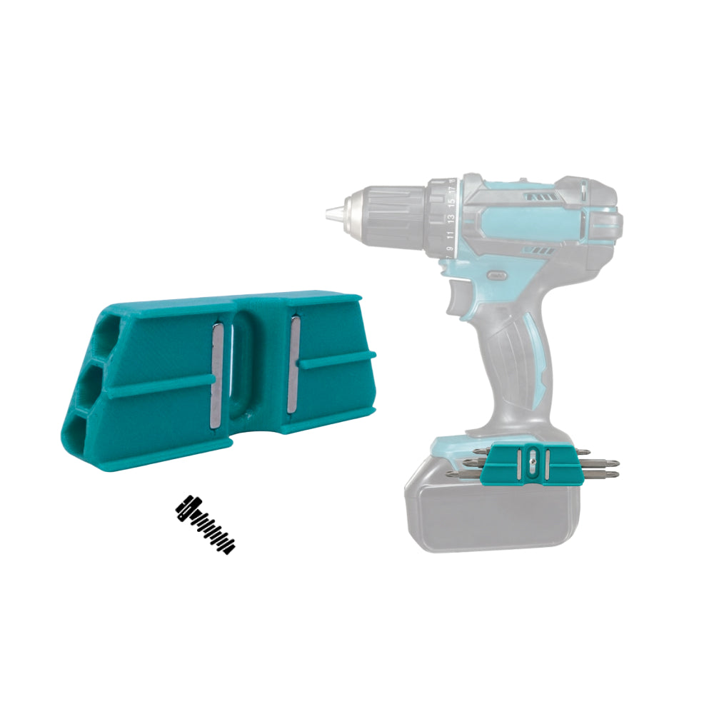 Universal Cordless Impact Driver Side Mount Bit Holder
