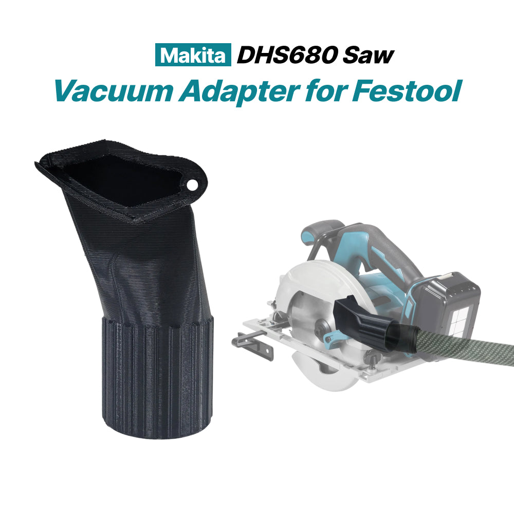 Makita DHS680 Circular Saw to Festool D27 Vacuum Hose Adapter