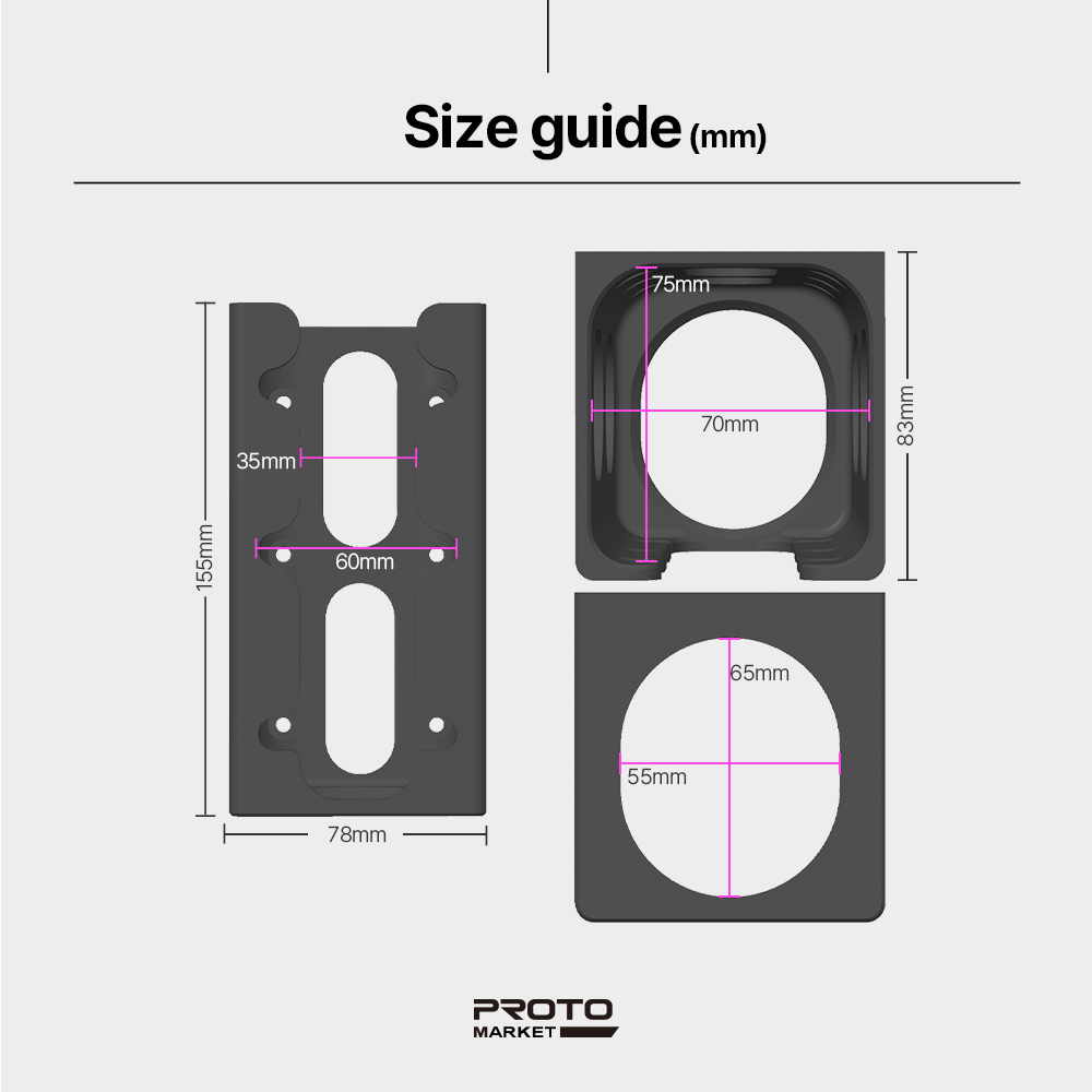 Cordless Drill Wall Holder – Compatible with Universal Brands – PETG Organizer Mount – Easy Installation for Garage