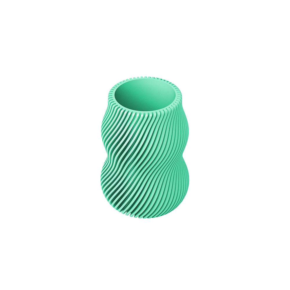 Cyan Fin Pen Holder – Sculptural Textured Desk Organizer Modern Minimalist Pencil Stand for Stylish Workspace Décor