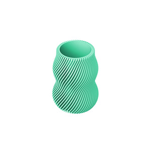 Cyan Fin Pen Holder – Sculptural Textured Desk Organizer Modern Minimalist Pencil Stand for Stylish Workspace Décor