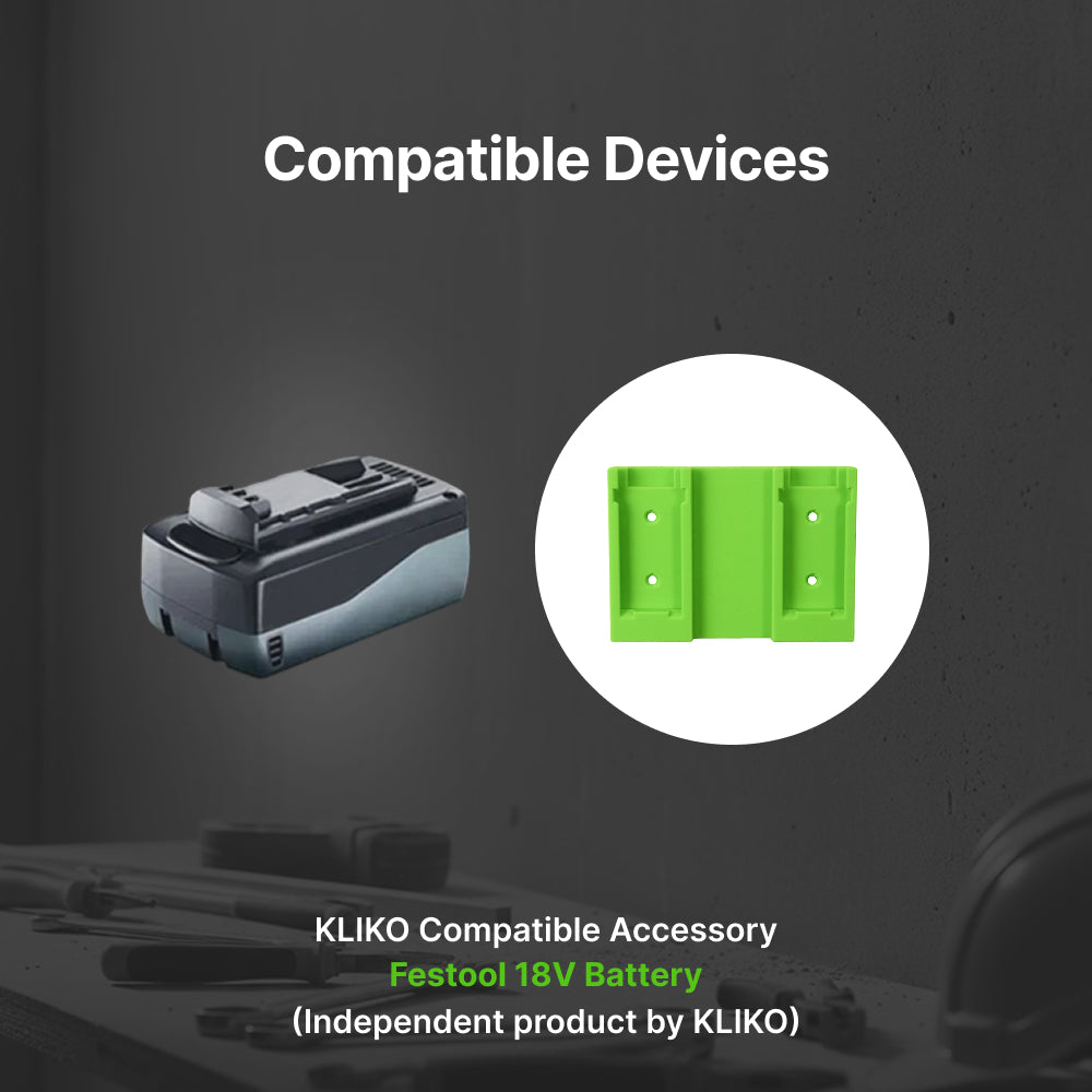 Festool 2xBattery Wall Mount