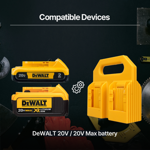 DeWALT Battery Caddy Holder 4 Pack – DeWalt Battery Caddy Holder 4 Pack – Carry multiple batteries with ease keep