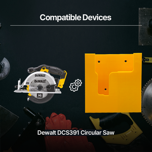 DeWalt DCS391 Circular Saw Wall Mount Hanger – Heavy-Duty Storage Bracket for Secure & Space-Saving Workshop