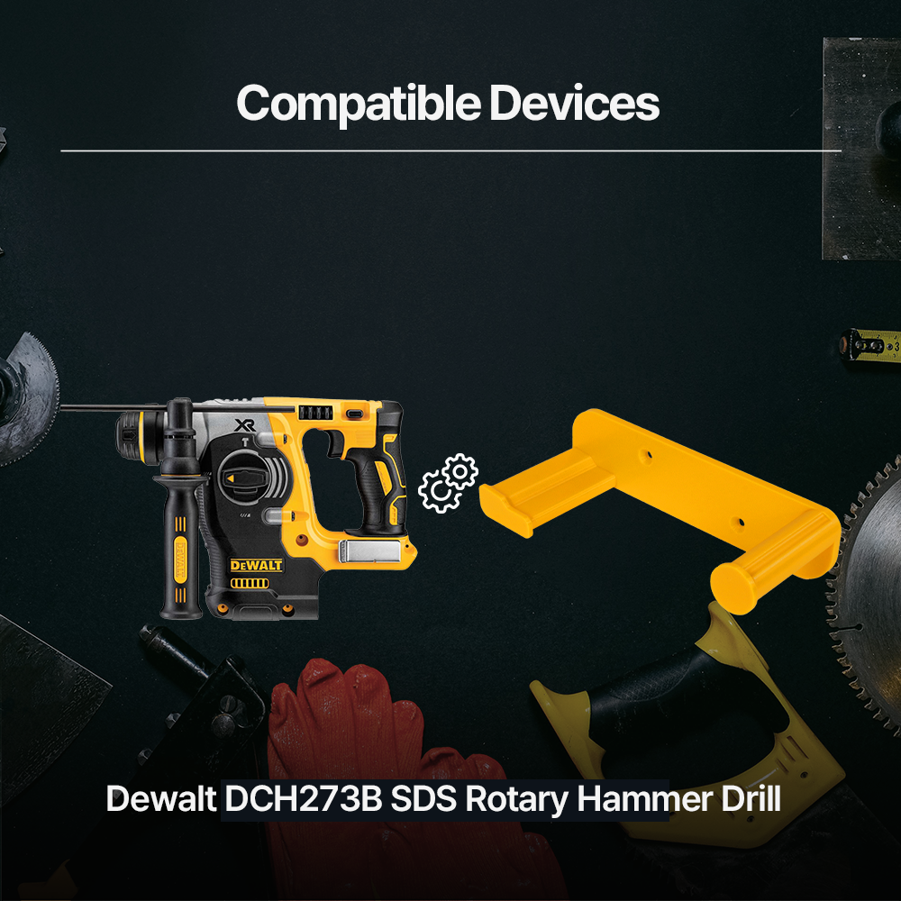DEWALT SDS Rotary Hammer Drill 20V MAX Wall Mount – Wall Mount Holder for DeWalt 20V MAX SDS Rotary Hammer – Keep