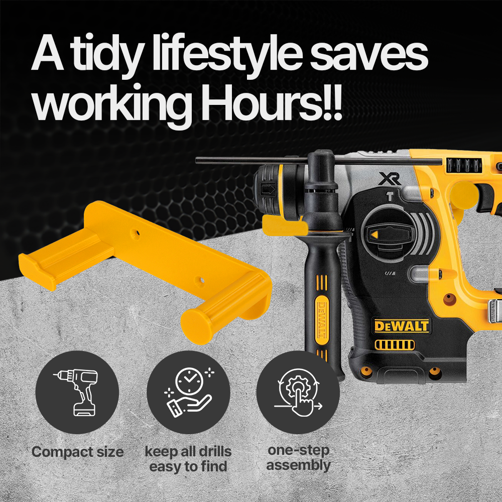 DEWALT SDS Rotary Hammer Drill 20V MAX Wall Mount – Wall Mount Holder for DeWalt 20V MAX SDS Rotary Hammer – Keep