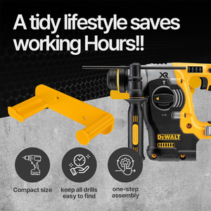 DEWALT SDS Rotary Hammer Drill 20V MAX Wall Mount – Wall Mount Holder for DeWalt 20V MAX SDS Rotary Hammer – Keep