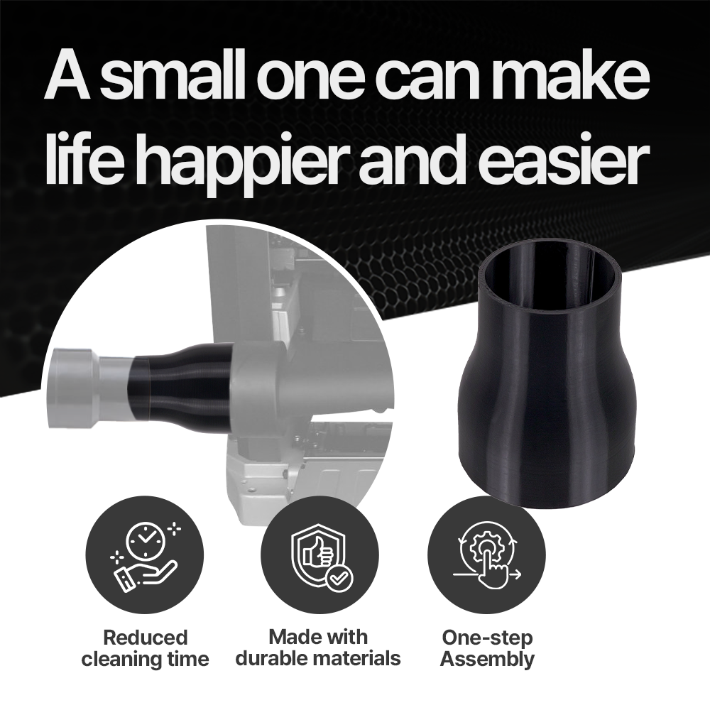 Dust Collection Adapter for Metabo DH 330 Planer – Connects to 50mm Hose – Durable PETG Dust Port Fitting - Power Tool