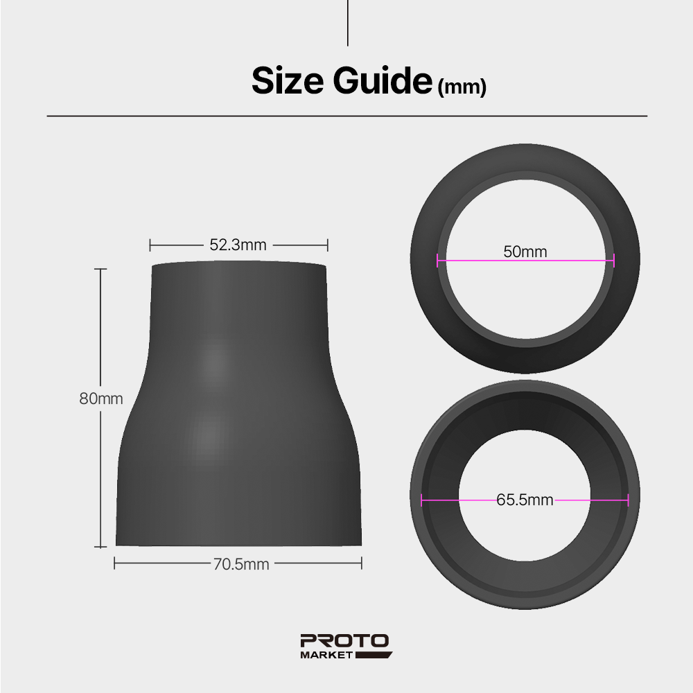 Dust Collection Adapter for Metabo DH 330 Planer – Connects to 50mm Hose – Durable PETG Dust Port Fitting - Power Tool