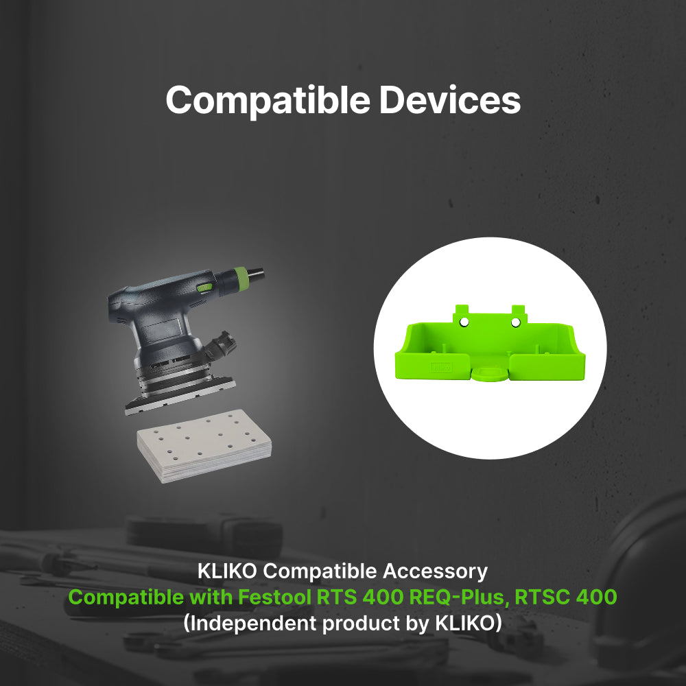 Festool RTS 400 REQ Plus RTSC400 Sander Sandpaper Wall Mount Holder