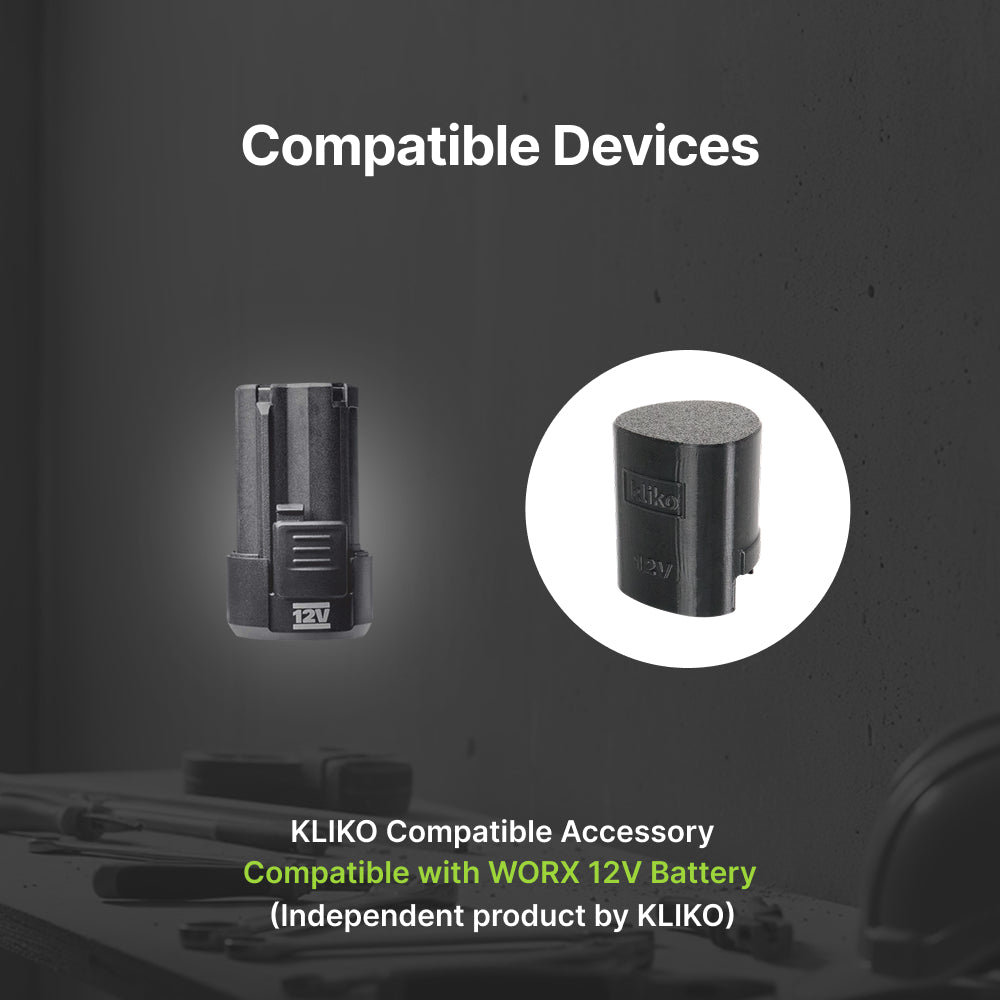 Worx 12V Battery Full Cover for Enhanced Protection