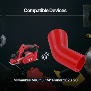Exhaust Port Adapter for Milwaukee Planer – Compatible Dust Collection Fitting for Clean Workspace – Durable PETG
