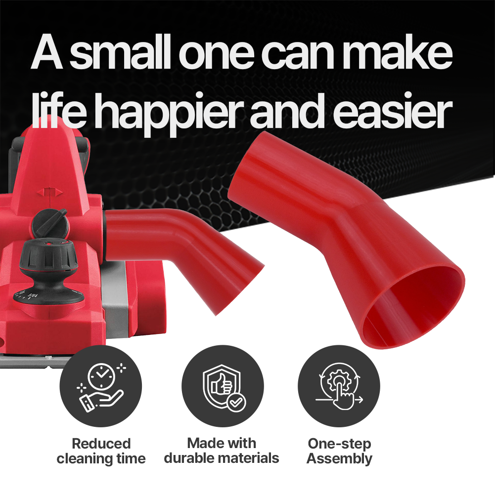Exhaust Port Adapter for Milwaukee Planer – Compatible Dust Collection Fitting for Clean Workspace – Durable PETG