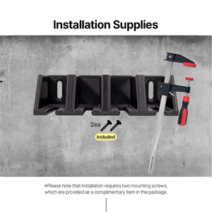 F Clamps wall mount – Wall-Mounted Organizer for F-Clamps – Securely holds up to 5 clamps for a tidy workspace - Hand