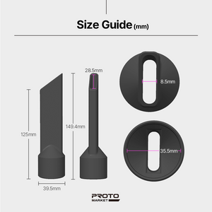 Festool shop Vac Crevice Nozzle - Precision-Fit Shop Vac Nozzle for Festool Securely attaches for optimal dust