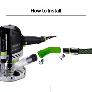 Festool Vacuum Adaptor – Secure-fit vacuum adaptor for Festool dust extractors – Prevents hose disconnection