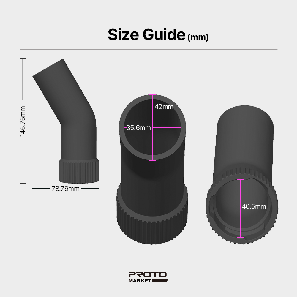 Festool Vacuum Adaptor – Secure-fit vacuum adaptor for Festool dust extractors – Prevents hose disconnection