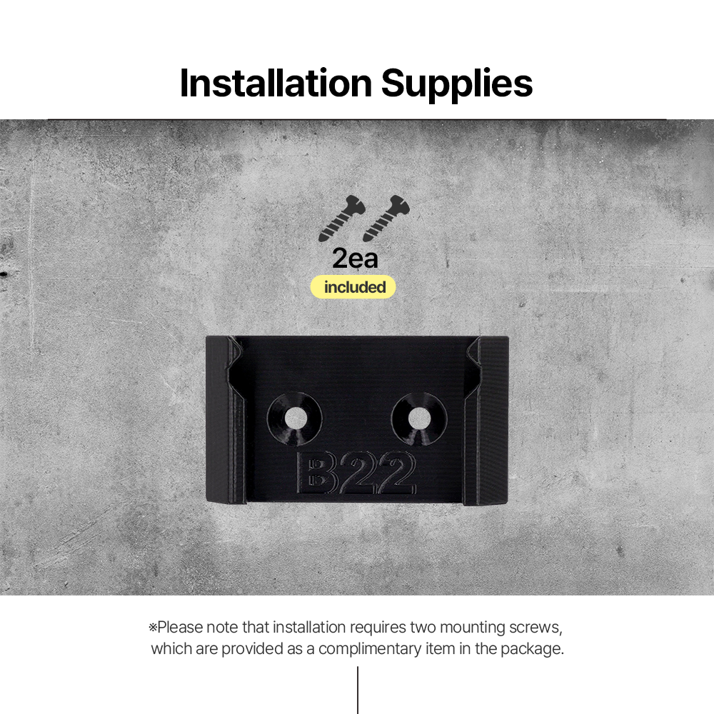 Hilti B22 Battery Holder – Wall-mount holder for HILTI 22V battery – Ideal for workshop and garage use - Power Tool