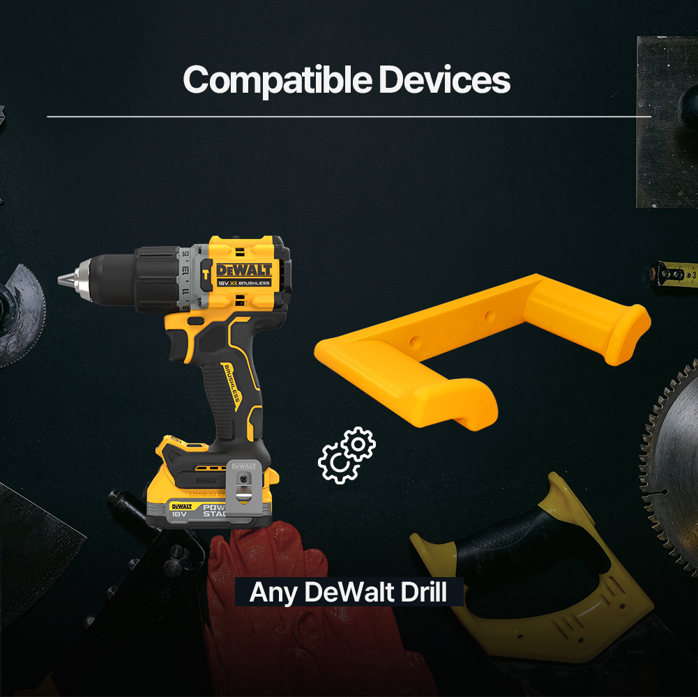 Honeycomb HSW Drill Holder Heavy Duty Power Tool Organizer Wall Mounted Garage Storage Rack - Power Tool Accessories