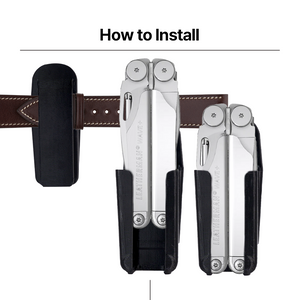 Leatherman Wave Holster - Delux_clip – Clip-style holster for Leatherman Wave – Easily attaches to belts or gear.