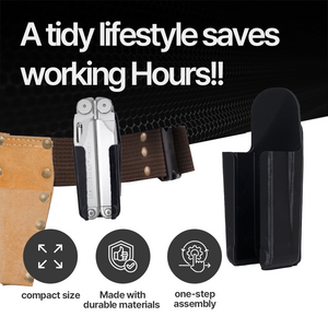 Leatherman Wave Holster - Delux_clip – Clip-style holster for Leatherman Wave – Easily attaches to belts or gear.