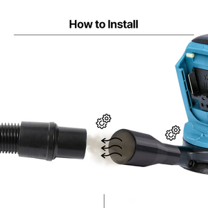 Makita DBO180 to vac adapter – Makita DBO180 Dust Extraction Adapter – Dust collection solution compatible with random