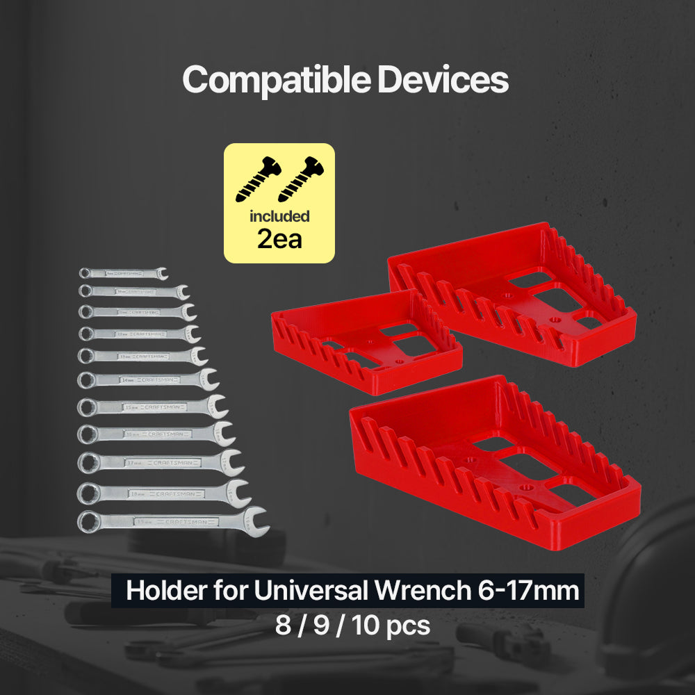 Craftsman Raised Panel Wrench Organizer – 8PCS / 9PCS / 10PC