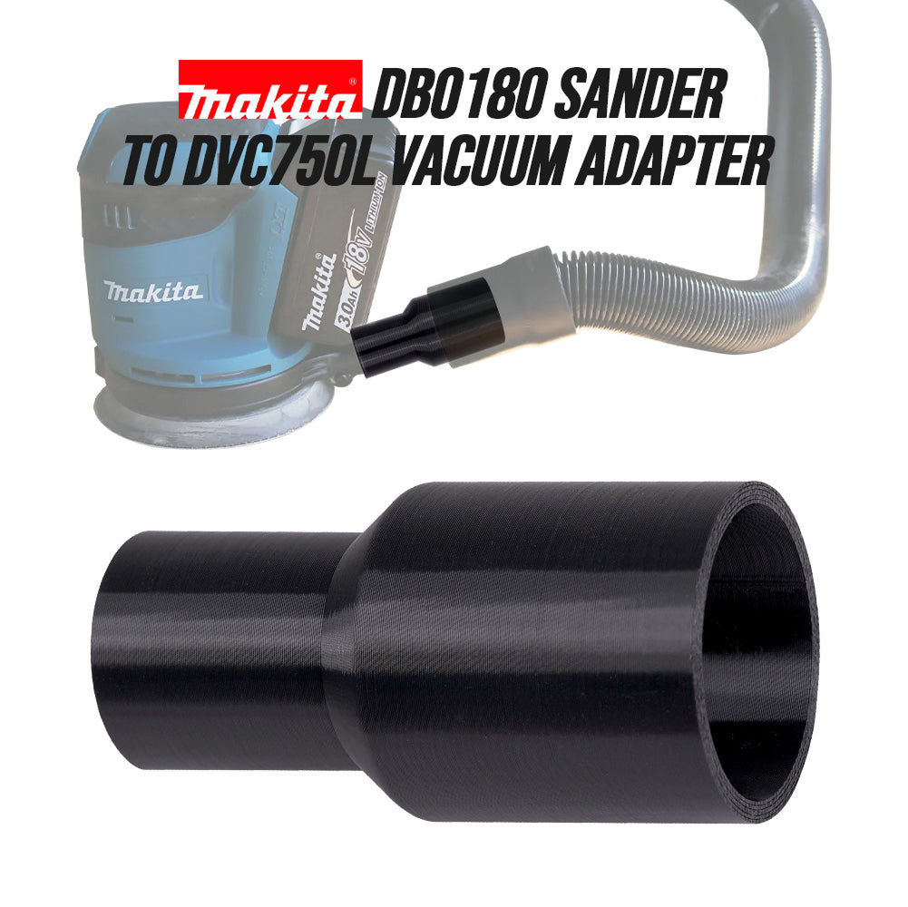 Makita DBO180 Sander to DVC750L Vacuum Adapter