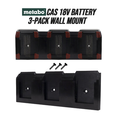 Metabo CAS 18V Battery 3-Pack Wall Mount