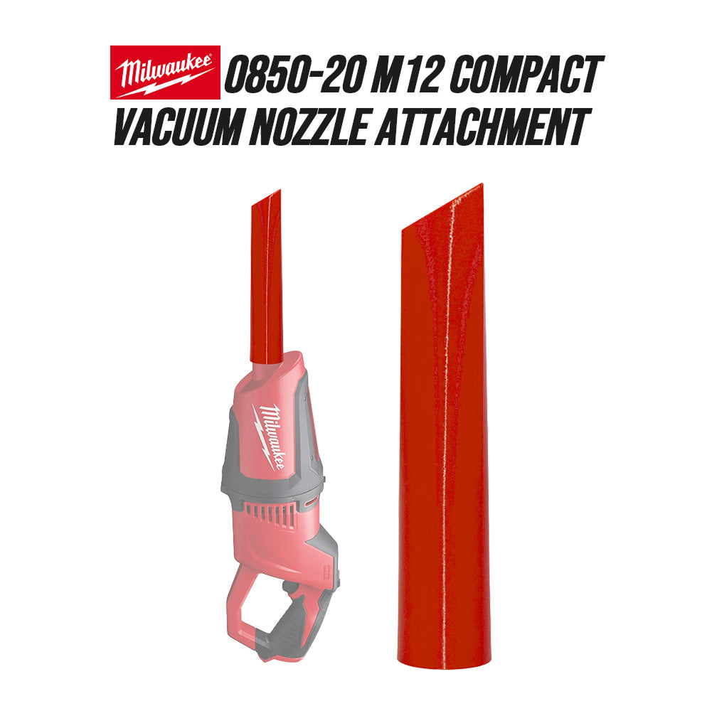 Milwaukee 0850-20 M12 Compact Vacuum Nozzle Attachment