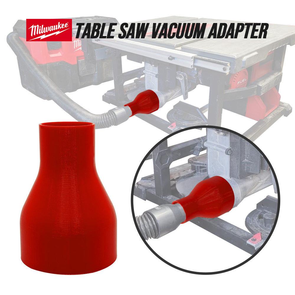 Milwaukee M18 FUEL Table Saw Vacuum Adapter